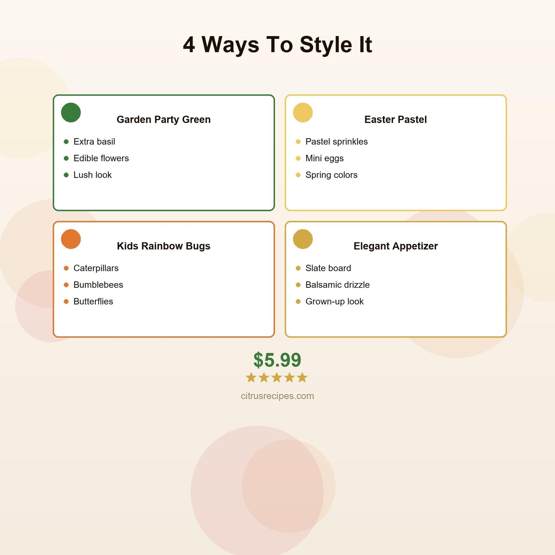 Caprese Ladybug Bruschetta Bites PDF Guide | Tomato Mozzarella Basil Garden Appetizer | Kids Birthday Easter | Instant Download