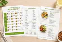 7-Day Diet Guide printable digital guide preview 5