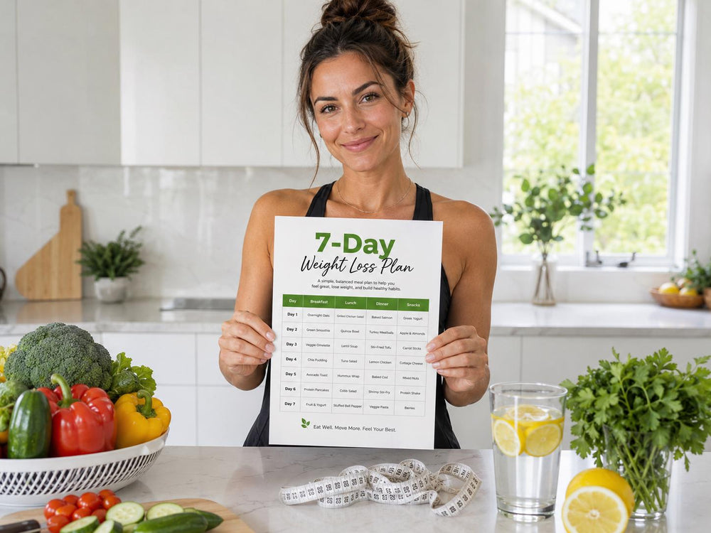 7-Day Diet Guide printable digital guide preview 1