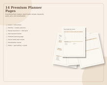 Food Blogger Content Planner printable digital guide preview 5