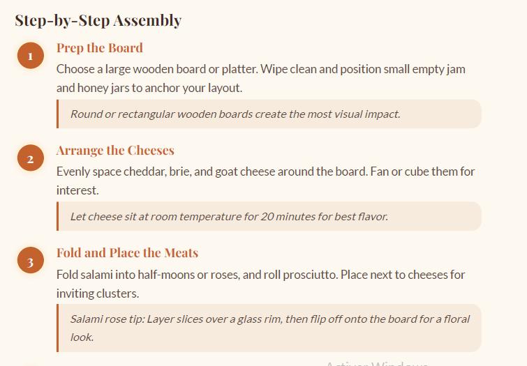 Printable Charcuterie Board Guide | Cheese Rose Tutorial + Shopping List + Layout Map | Snack Board Host Kit | Instant Download
