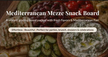 Mediterranean Mezze Snack Board Printable Recipe Ebook – Shopping List Instant PDF Download, Charcuterie Host Guide, Layout Map