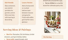 Printable Dubai Chocolate Strawberry Dessert Cups  | Shopping List PDF Guide | Instant Download Host Checklist & Recipe Ebook
