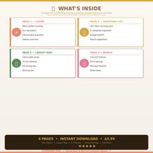 Breakfast Brunch Grazing Board Guide | Printable Morning Snack Board PDF | Shopping List + Layout Map | Baby Shower | Instant Download