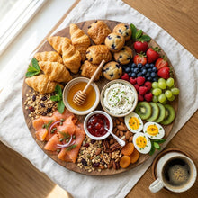 Breakfast Brunch Grazing Board Guide | Printable Morning Snack Board PDF | Shopping List + Layout Map | Baby Shower | Instant Download