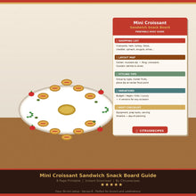 Mini Croissant Sandwich Snack Board Guide printable digital guide preview 6