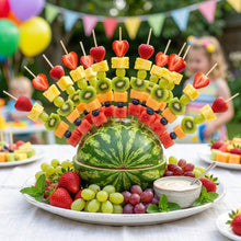 Watermelon Fruit Skewer Board Guide | Printable Summer Party Snack Board PDF | Shopping List + Layout Map | Kids Party | Instant Download
