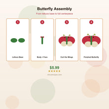 Butterfly Charcuterie Board Guide PDF | Salami Cheese Cucumber Snack Board | Spring Bridal Baby Shower Party | Instant Download