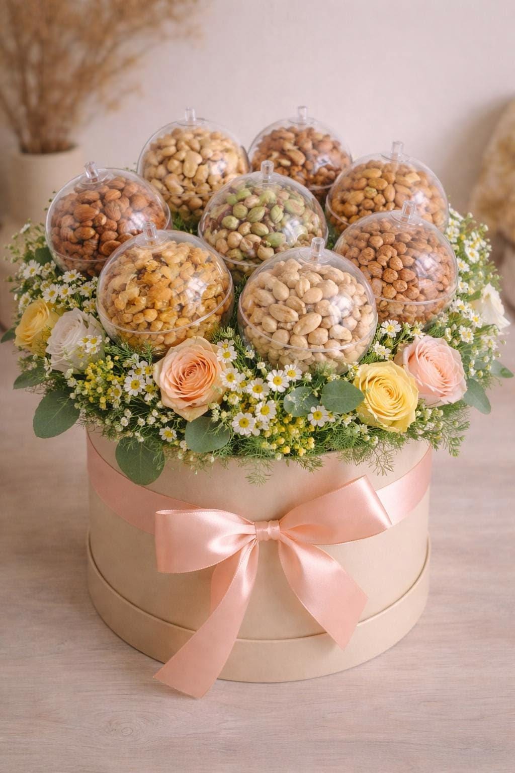Nut and Dried Fruit Bouquet Gift Box PDF Guide | Edible Arrangement Tutorial | Birthday Corporate Client Gift Idea | Instant Download
