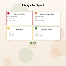 Butterfly Charcuterie Board Guide PDF | Salami Cheese Cucumber Snack Board | Spring Bridal Baby Shower Party | Instant Download