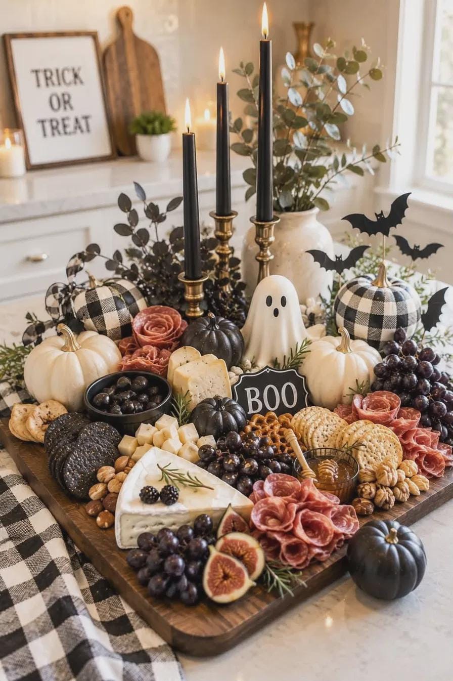 Halloween Charcuterie Board Guide | Printable Spooky Snack Board PDF | Shopping List + Props Guide + Layout Map | Instant Download